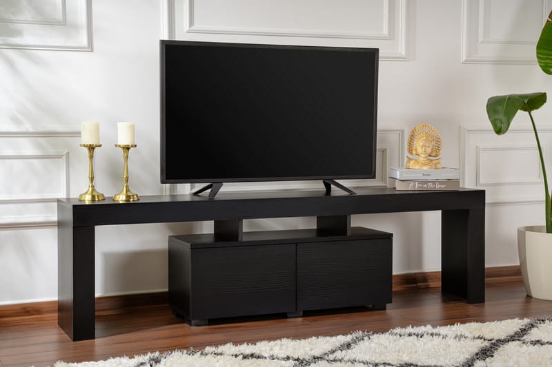 Shanah Tv-benk 180x31 cm - Svart - Møbler - Mediamøbel & tv møbel - TV-benk & mediabenk