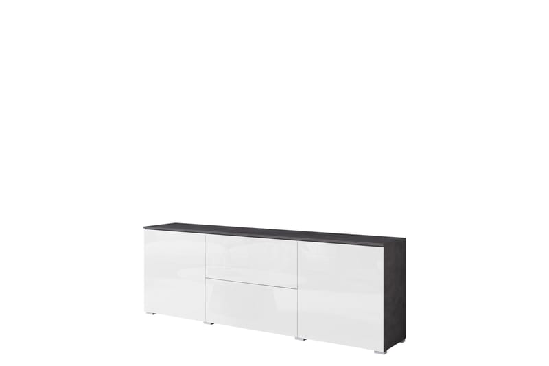 Sherie TV-benk 180 cm - Hvit / Grå - Møbler - Mediamøbel & tv møbel - TV-benk & mediabenk