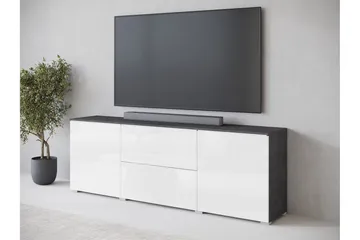 Sherie TV-benk 180 cm - Hvit / Grå - Møbler - Mediamøbel & tv møbel - TV-benk & mediabenk