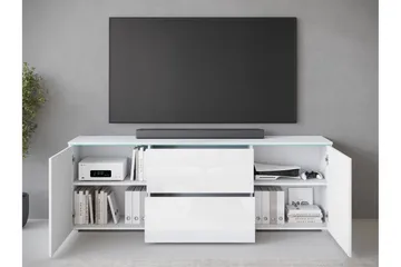 Sherie TV-benk 180 cm - Hvit - Møbler - Mediamøbel & tv møbel - TV-benk & mediabenk