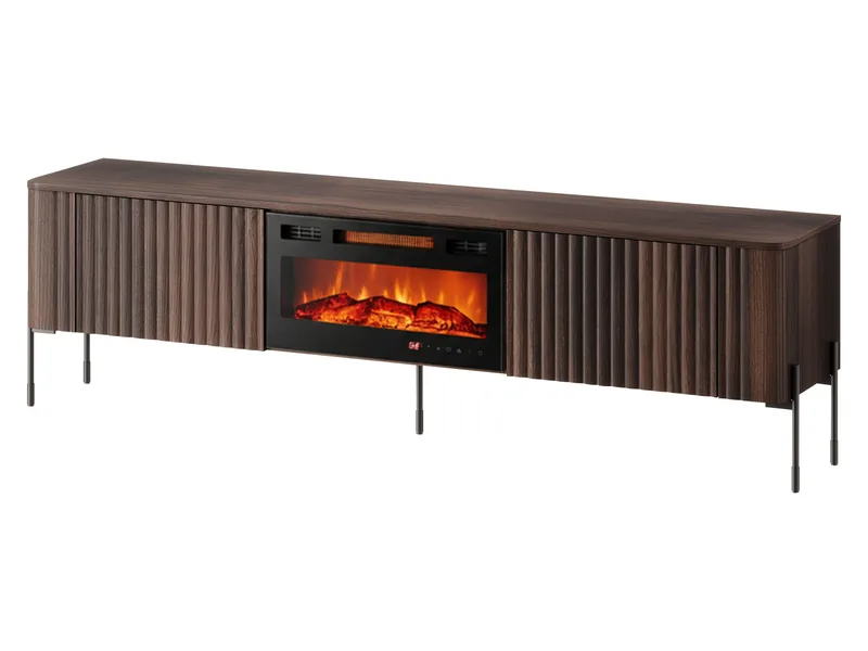 Sherie TV-benk 190 cm, Brun