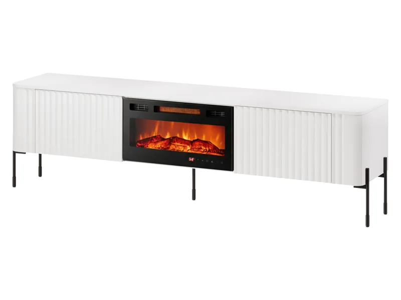 Sherie TV-benk 190 cm, Hvit