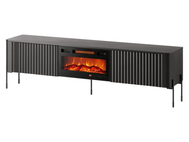 Sherie TV-benk 190 cm, Svart