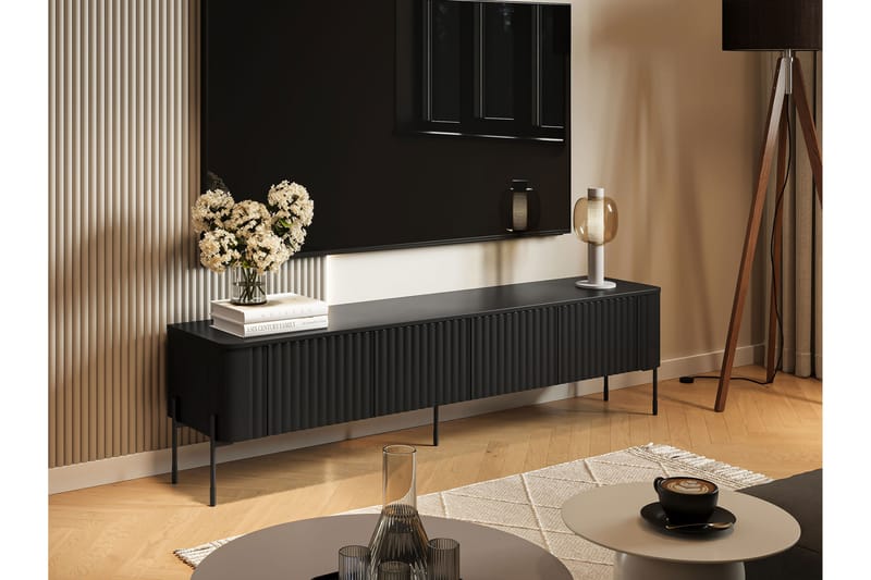 Sherie Tv-Benk 190x40 cm - Rosa - Møbler - Mediamøbel & tv møbel - TV-benk & mediabenk