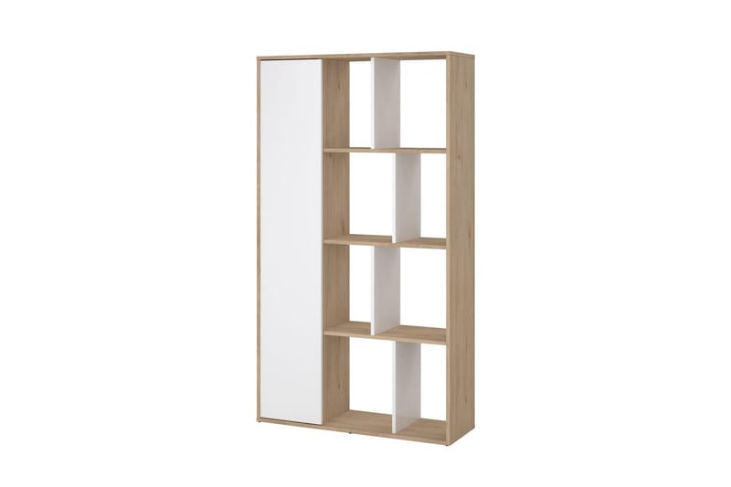 Shivani Bokhylle 89 cm - Natur/Hvit - Oppbevaring - Hyller - Bokhylle
