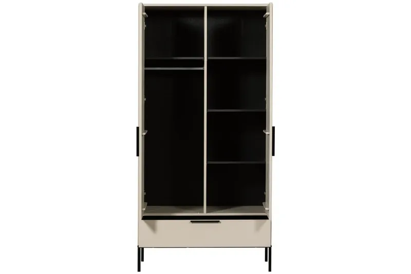 Skap Adam - Furu Støv - Oppbevaring - Klesoppbevaring - Garderober & garderobesystem - Garderobeskap & klesskap