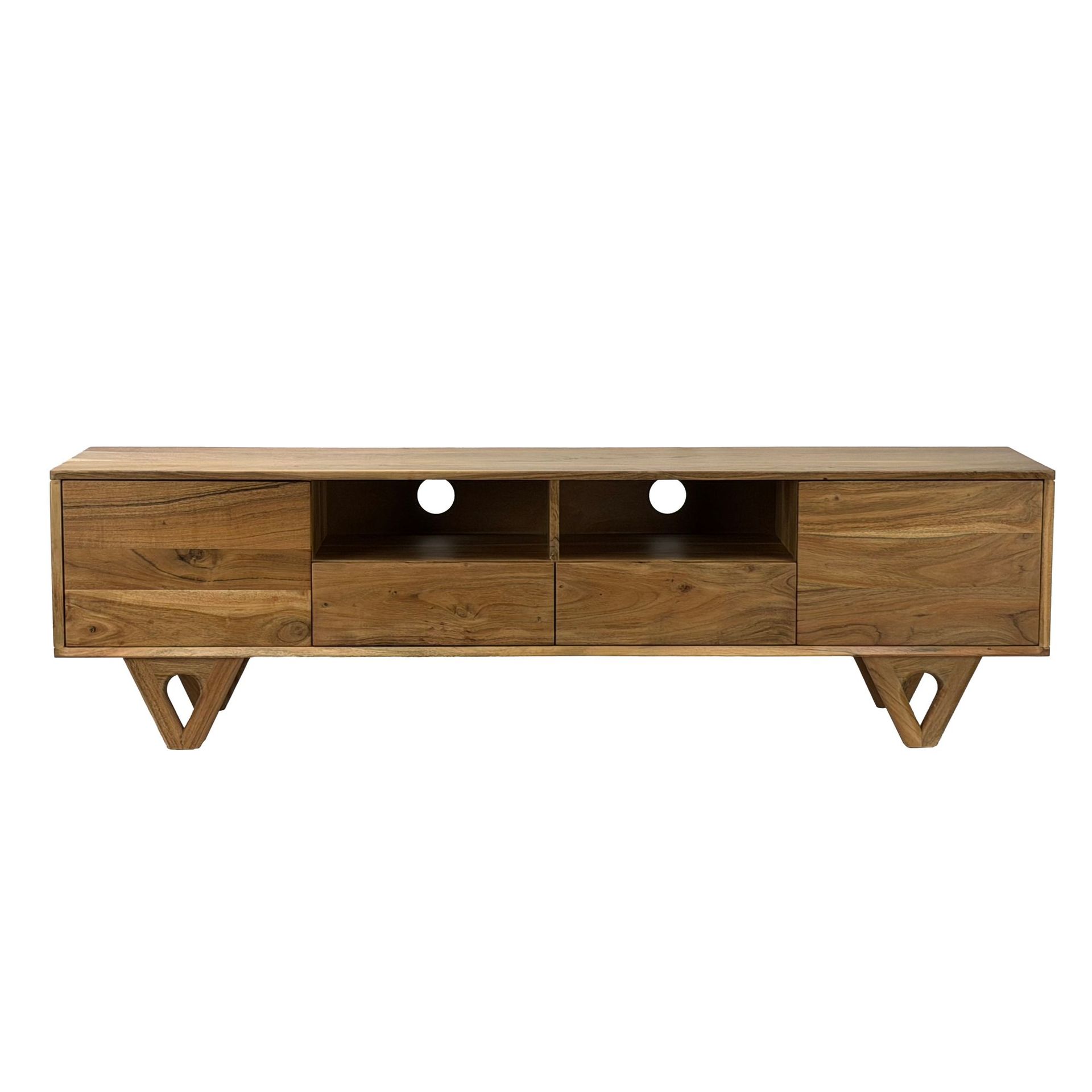 Sorric TV-benk 160 cm - Varm lysebrun