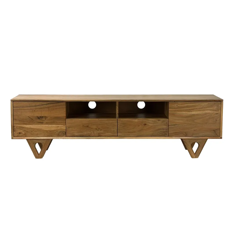 Sorric TV-benk 160 cm, Varm lysebrun