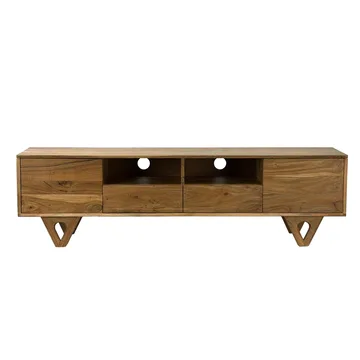 Sorric TV-benk 160 cm - Varm lysebrun - Møbler - Mediamøbel & tv møbel - TV-benk & mediabenk