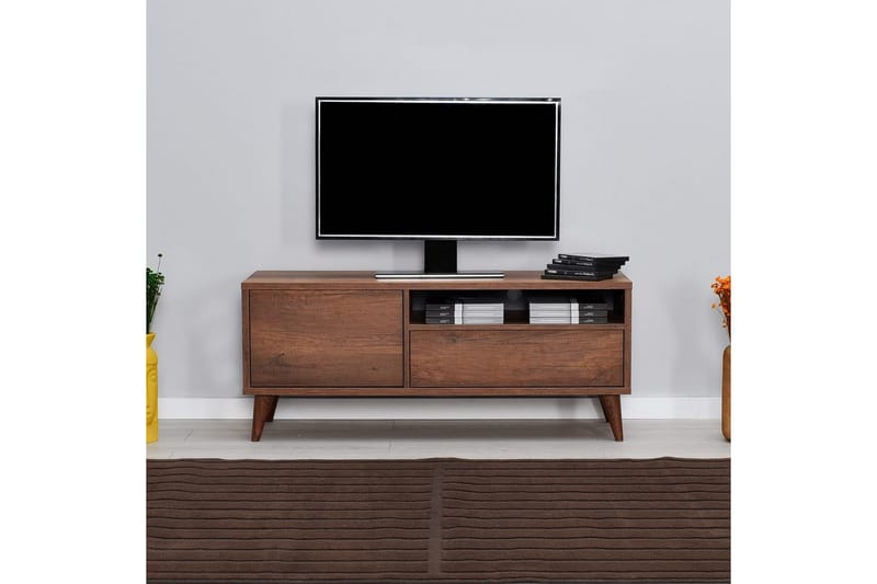 Sosan TV-benk 120 cm - Brun - Møbler - Mediamøbel & tv møbel - TV-benk & mediabenk