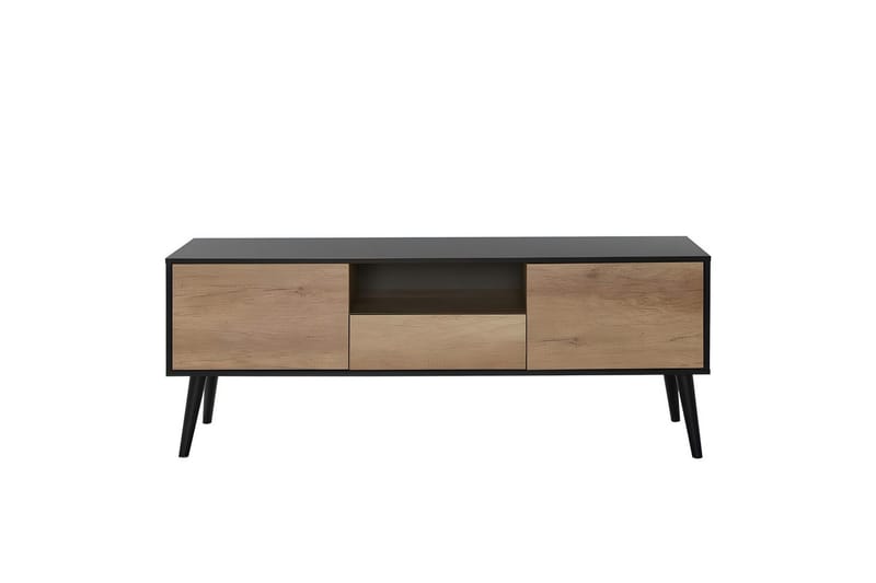Sosan TV-benk 160 cm - Taupe/Svart - Møbler - Mediamøbel & tv møbel - TV-benk & mediabenk