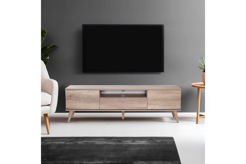 Sosan TV-benk 180 cm - Lyse brun - Møbler - Mediamøbel & tv møbel - TV-benk & mediabenk