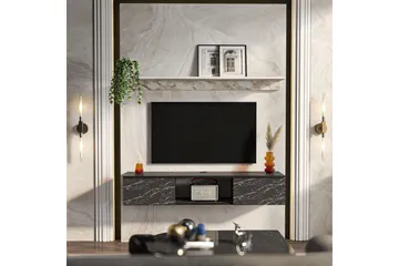 Sovric TV-benk 140 cm - Hvit - Møbler - Mediamøbel & tv møbel - TV-benk & mediabenk