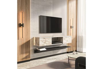 Sovric TV-benk 140 cm - Hvit - Møbler - Mediamøbel & tv møbel - TV-benk & mediabenk
