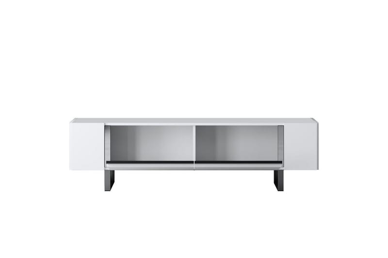 Sozi TV-benk 180 cm - Hvit/Sølv - Møbler - Mediamøbel & tv møbel - TV-benk & mediabenk