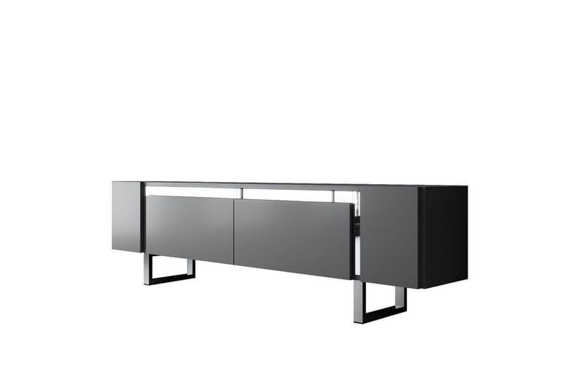 Sozi TV-benk 180 cm - Sølv/Antrasitt - Møbler - Mediamøbel & tv møbel - TV-benk & mediabenk