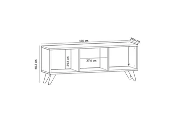 Springhill TV-benk 120 cm - Blå - Møbler - Mediamøbel & tv møbel - TV-benk & mediabenk