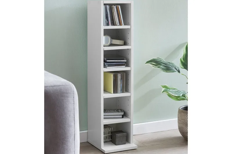 Stående hylle Wohnling Melaminbelagt sponplate bokoppbevaring moderne - Oppbevaring - Hyller - Bokhylle