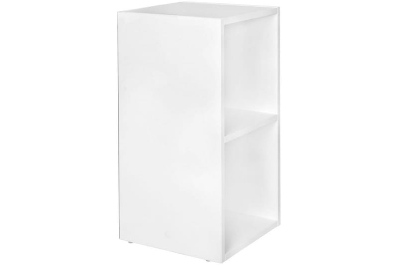 Stående hylle Wohnling melaminbelagt sponplate med lagringsplass, moderne stil Hvit - Hvit - Oppbevaring - Hyller - Vegghylle