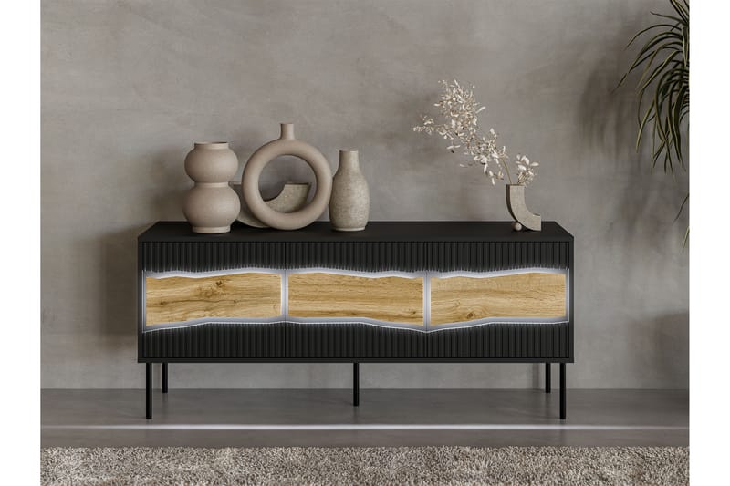 Stintino Tv-Benk 144x40 cm - Grå - Møbler - Mediamøbel & tv møbel - TV-benk & mediabenk