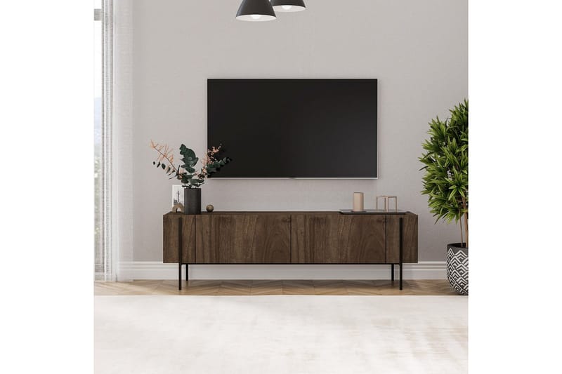 Stira TV-benk 160 cm - Naturell - Møbler - Mediamøbel & tv møbel - TV-benk & mediabenk