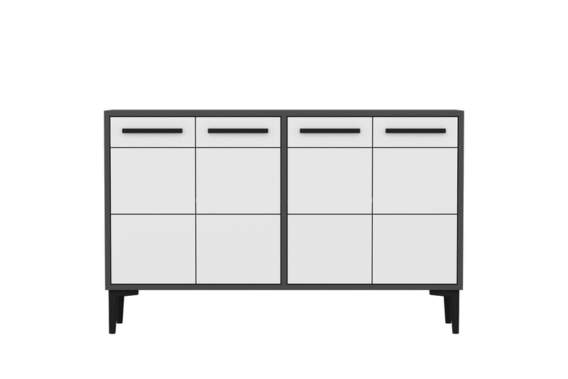 Stria Tv-benk 120 cm - Antrasitt/Hvit - Møbler - Mediamøbel & tv møbel - TV-benk & mediabenk