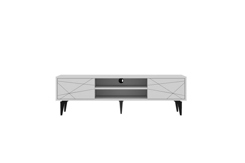 Sudama TV-benk 160 cm - Hvit - Møbler - Mediamøbel & tv møbel - TV-benk & mediabenk