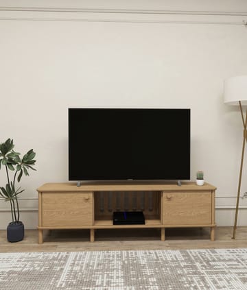 Sunira TV-benk 180 cm - Eik - Møbler - Mediamøbel & tv møbel - TV-benk & mediabenk