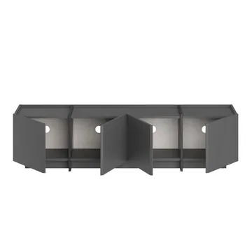 Sylvenn TV-benk 180 cm - Antrasitt/Svart - Møbler - Mediamøbel & tv møbel - TV-benk & mediabenk