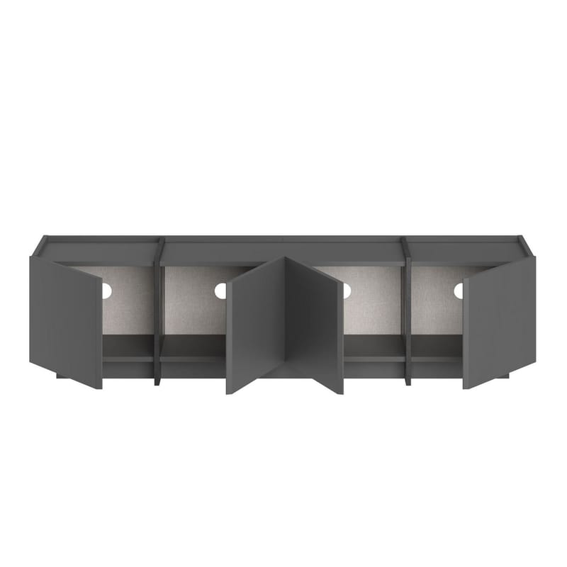 Sylvenn TV-benk 180 cm - Antrasitt/Svart - Møbler - Mediamøbel & tv møbel - TV-benk & mediabenk