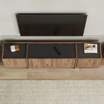 Sylvenn TV-benk 180 cm - Atlantic Pine/Anthracite - Møbler - Mediamøbel & tv møbel - TV-benk & mediabenk