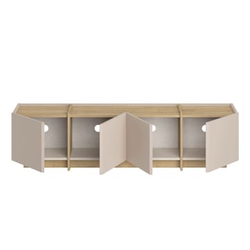 Sylvenn TV-benk 180 cm med Oppbevaring i Eik - Sandbeige - Møbler - Mediamøbel & tv møbel - TV-benk & mediabenk