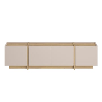 Sylvenn TV-benk 180 cm med Oppbevaring i Eik - Sandbeige - Møbler - Mediamøbel & tv møbel - TV-benk & mediabenk