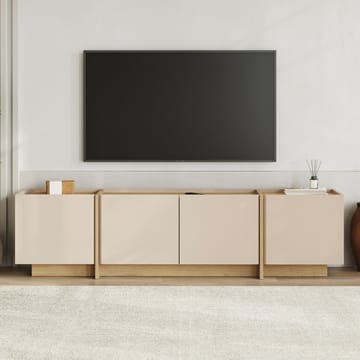Sylvenn TV-benk 180 cm med Oppbevaring i Eik - Sandbeige - Møbler - Mediamøbel & tv møbel - TV-benk & mediabenk
