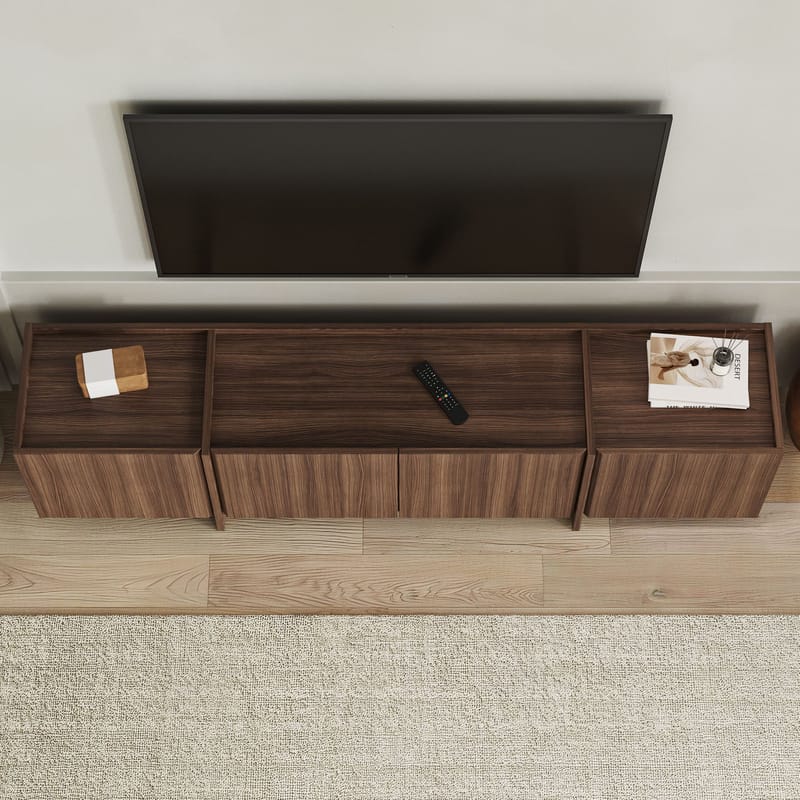 Sylvenn TV-benk 180 cm - Milano Walnut - Møbler - Mediamøbel & tv møbel - Mediestativ & veggfeste