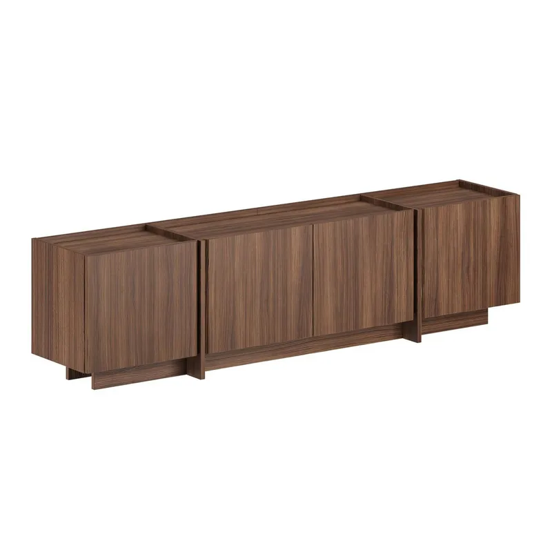 Sylvenn TV-benk 180 cm - Milano Walnut - Møbler - Mediamøbel & tv møbel - Mediestativ & veggfeste