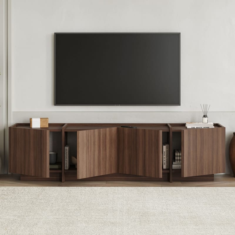 Sylvenn TV-benk 180 cm - Milano Walnut - Møbler - Mediamøbel & tv møbel - Mediestativ & veggfeste
