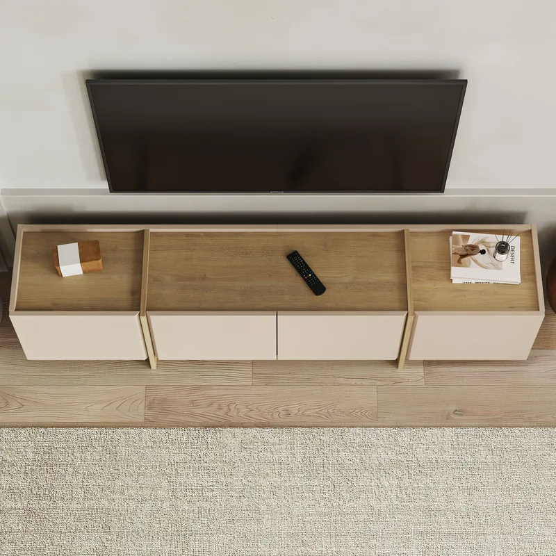 Sylvenn TV-benk 180 cm - Safir Eik - Møbler - Mediamøbel & tv møbel - Mediestativ & veggfeste