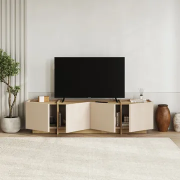 Sylvenn TV-benk 180 cm - Safir Eik - Møbler - Mediamøbel & tv møbel - TV-benk & mediabenk