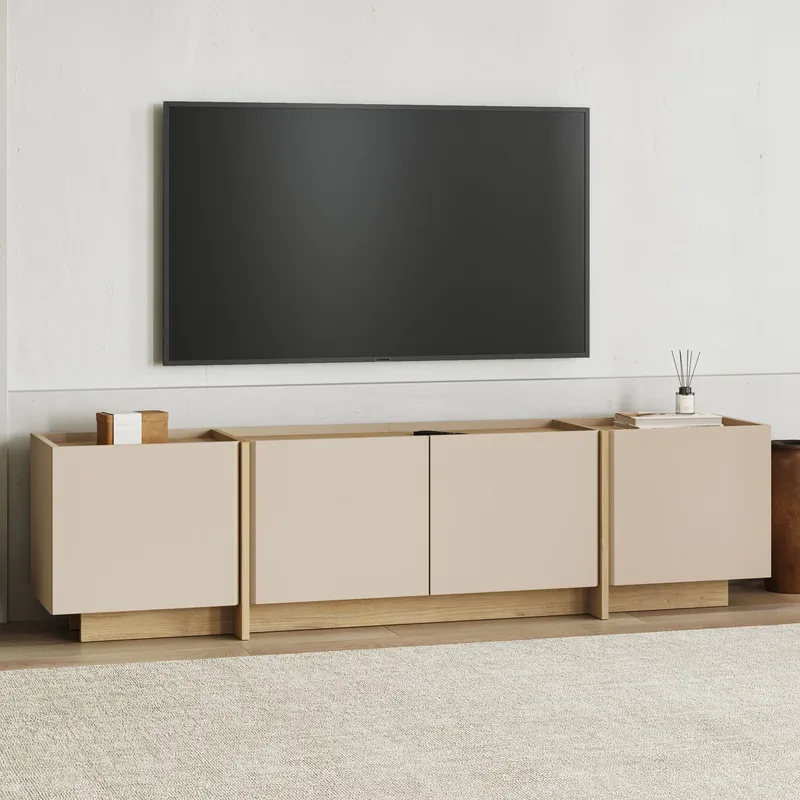 Sylvenn TV-benk 180 cm - Safir Eik - Møbler - Mediamøbel & tv møbel - Mediestativ & veggfeste