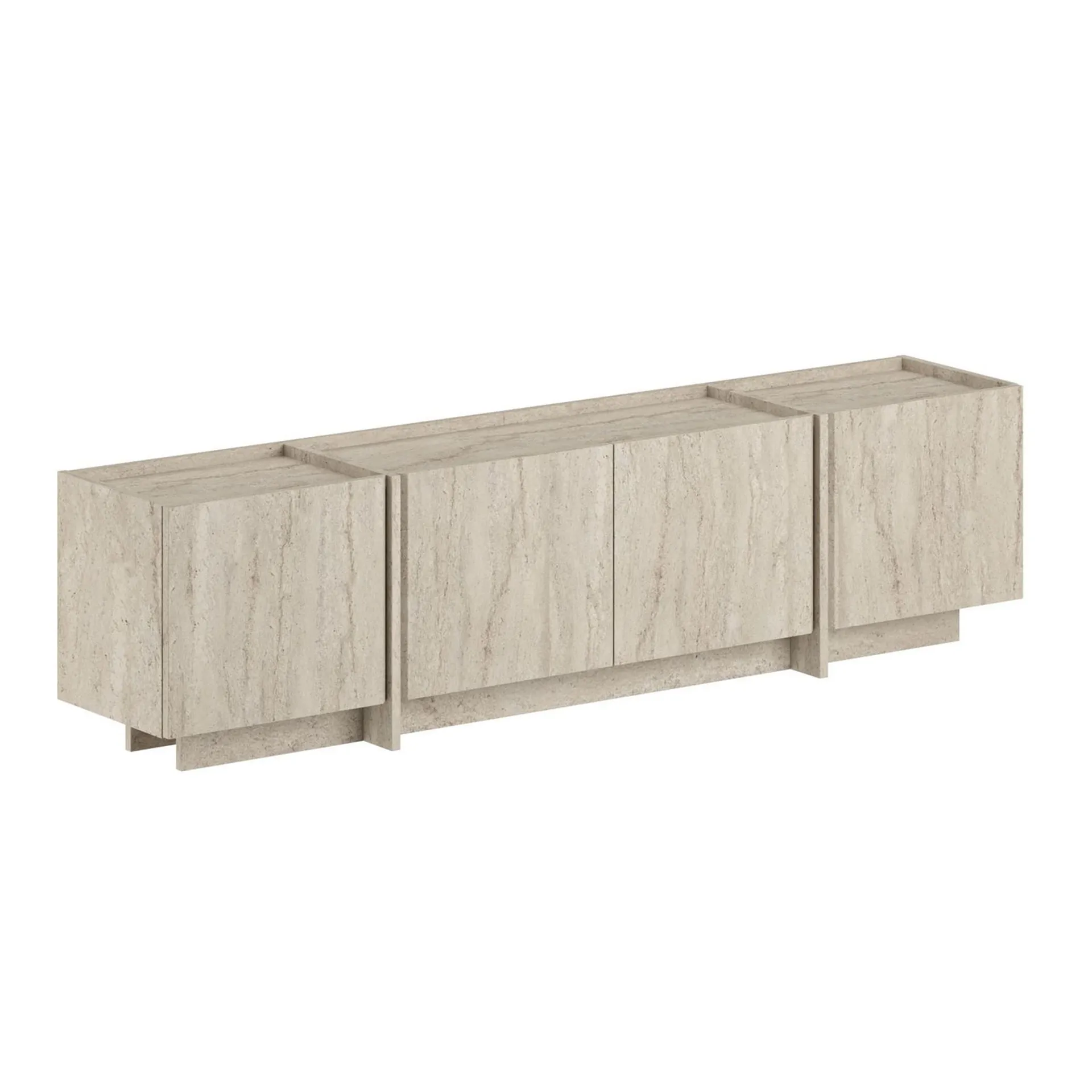 Sylvenn TV-benk 180 cm - Travertin