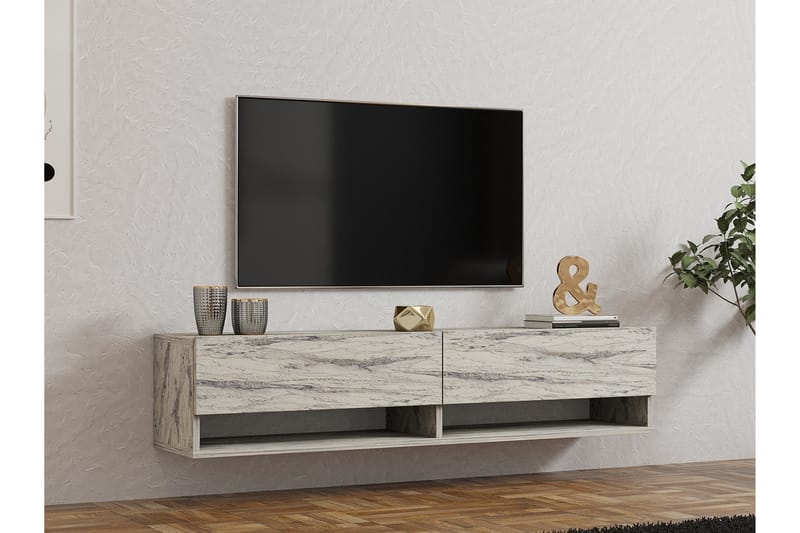 Taboada TV-benk 141 cm - Beige - Møbler - Mediamøbel & tv møbel - TV-benk & mediabenk