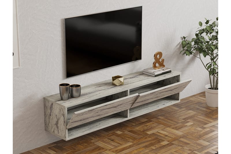 Taboada TV-benk 141 cm - Beige - Møbler - Mediamøbel & tv møbel - TV-benk & mediabenk