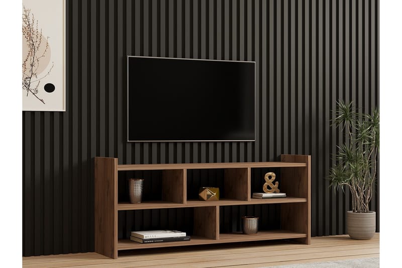 Taharoa TV-benk 120 cm - Brun - Møbler - Mediamøbel & tv møbel - TV-benk & mediabenk