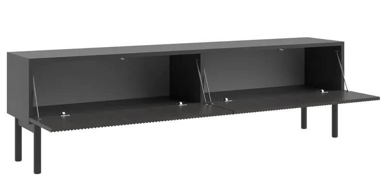 Takayo TV-benk 176 cm - Svart - Møbler - Mediamøbel & tv møbel - TV-benk & mediabenk