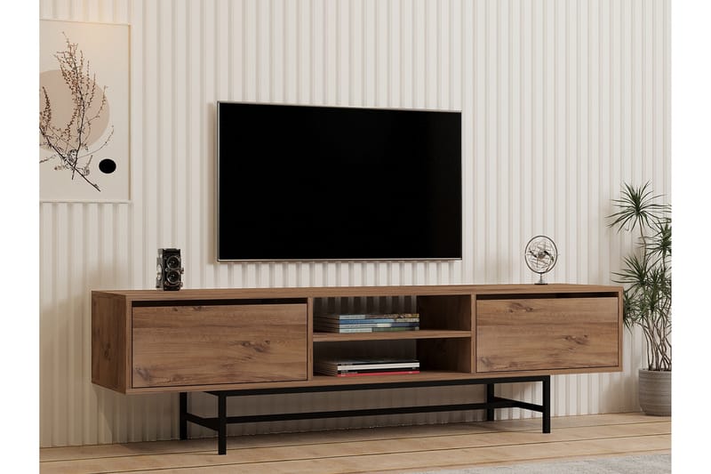 Tauber TV-benk 180 cm - Brun - Møbler - Mediamøbel & tv møbel - TV-benk & mediabenk
