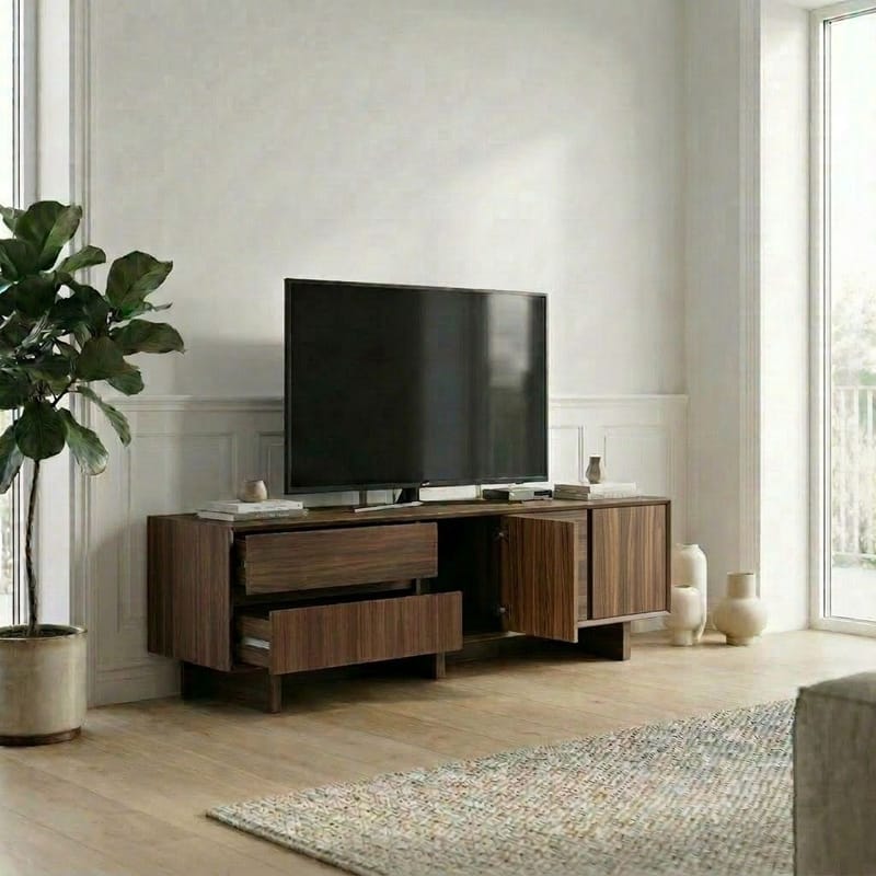 Tavon TV-benk 180x55x45 cm - Milano-valnøtt - Møbler - Mediamøbel & tv møbel - TV-benk & mediabenk