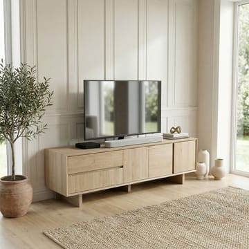Tavon TV-benk 180x55x45 cm - Naturlig eik - Møbler - Mediamøbel & tv møbel - TV-benk & mediabenk