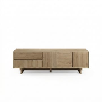 Tavon TV-benk 180x55x45 cm - Naturlig eik - Møbler - Mediamøbel & tv møbel - TV-benk & mediabenk