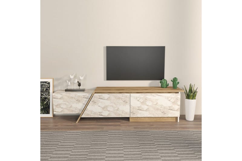 Tavros TV-benk 180 cm - Eik - Møbler - Mediamøbel & tv møbel - TV-benk & mediabenk